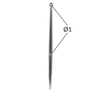 Mantågsstötta med kultopp RF 610mm, Ø25,4mm