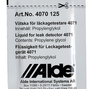 Glykolvätska till läckagetestare - brev