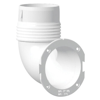 Nuova Rade slangadapter Ø70/76 mm, 90º