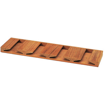 Roca vinglashållare, teak