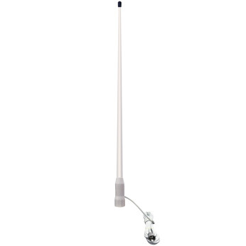 1852 VHF-motorbåtsantenn vit 105cm, 7m kablar