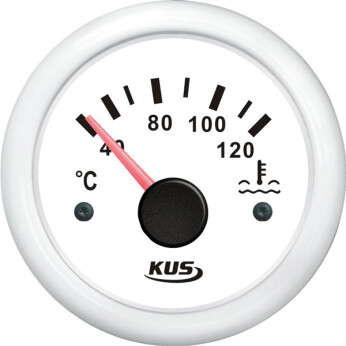 KUS temperaturmätare för kylvatten vit