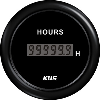 Kus digitala timräknare, svart
