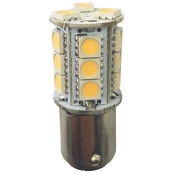 1852 LED-lampa BA15D Ø23x46,5mm 10-36Vdc, 2 st