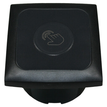 Touch dimmer/brytare 12V f/inbyggnad sort max 30W