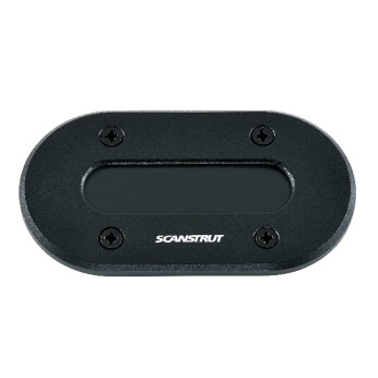 ScanStrut Kabelgenomföring lågprofil <15mm, svart