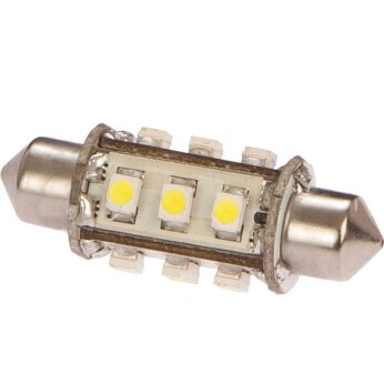 NauticLed navigationslampa LED spollampa 37mm - Röd