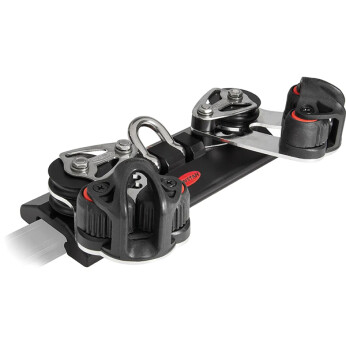 Ronstan Serie 26 genuavagn 4 styrblock och cleat