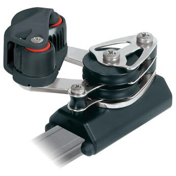 Ronstan Serie 26 ändkontrol med dubbelt styrblock och cleat