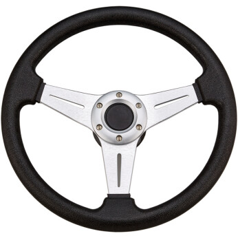 Sportratt svart med alu, Ø338 mm