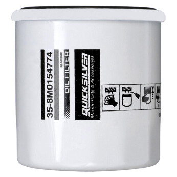 Quicksilver 8M0154774 Oljefilter till olika marinmotorer
