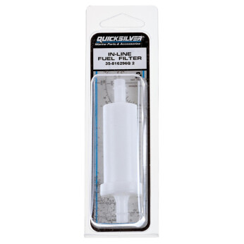 Quicksilver 816296Q2 Inline Bränslefilter till 5/16'' (8mm) bränsleslang