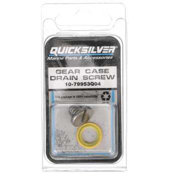 Quicksilver 79953Q04 Växellåda olja dränering-, påfylnadsskruv och packning