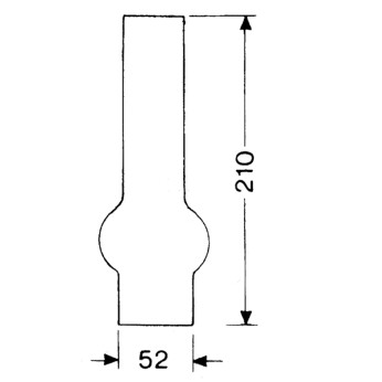 DHR Lampglas 15''' x 210 mm