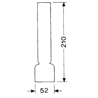 DHR Lampglas 14''' x 210 mm