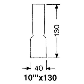 DHR Lampglas 10''' x 130 mm