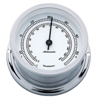 Autonautic Minor 72 termometer Ø72/50 mm förkromad mässing