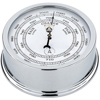 Autonautic Atlantic 95 barometer Ø95/70 mm förkromad mässing
