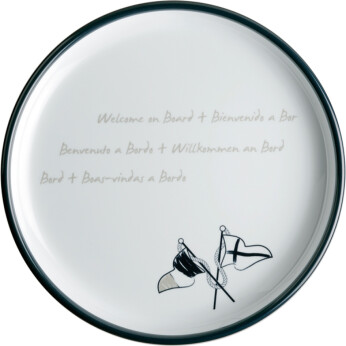 MB Welcome on board desserttallrik Ø21 cm