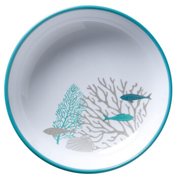 MB Coastal Acqua djupa tallrikar Ø18, 6 stk